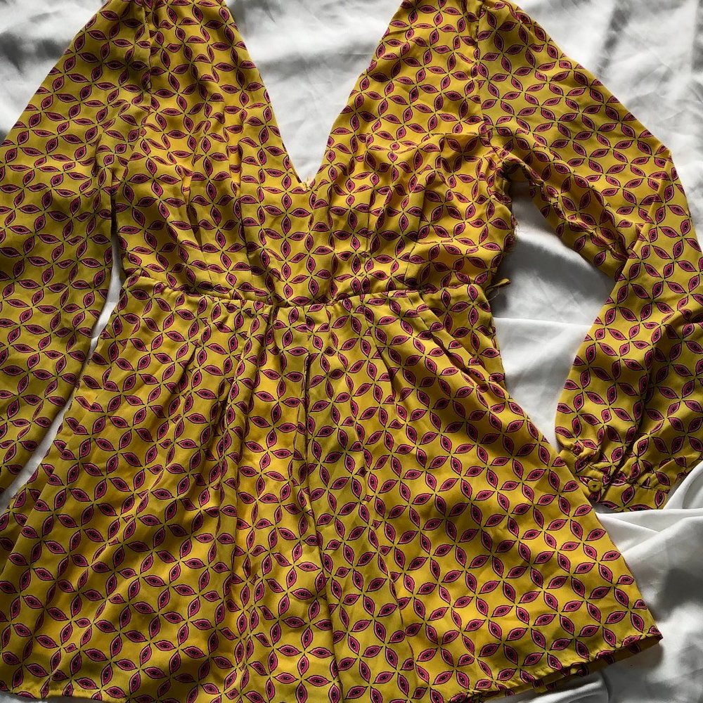 Henri Girl Abstract Romper